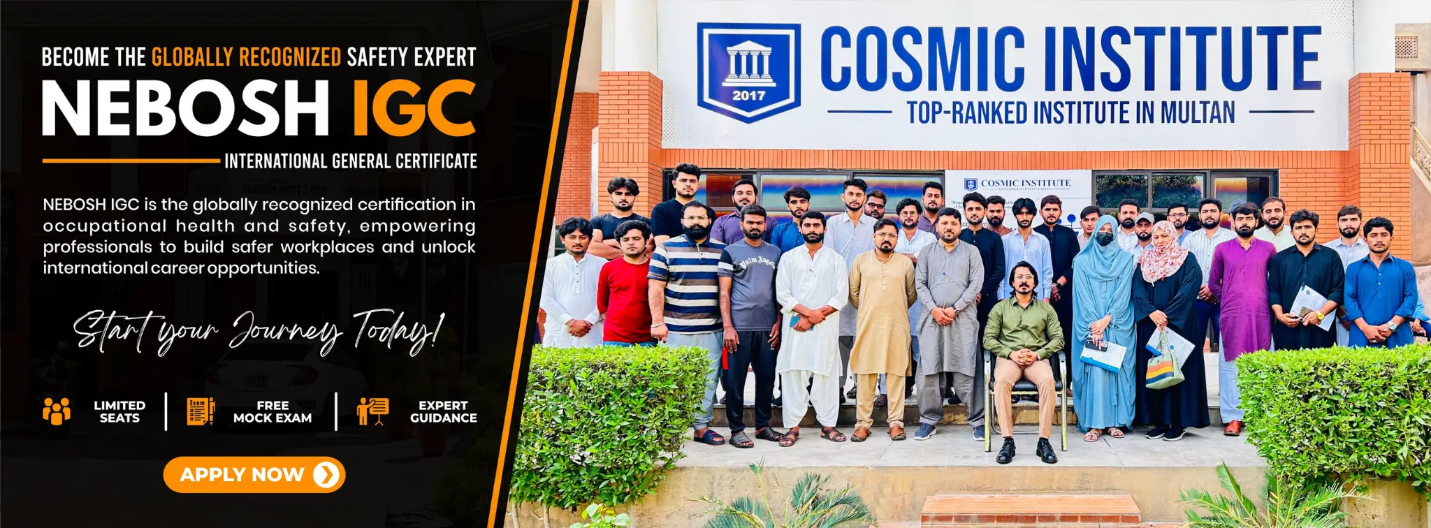 nebosh course in pakistan Banner